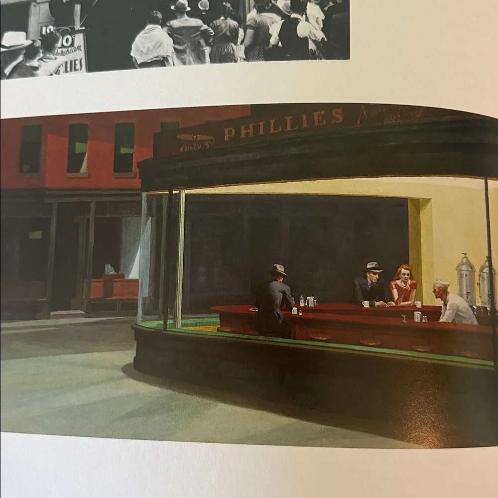 American Realism Hardcover Art Book - Tan, Green